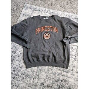 Princeton University  Champion Dark Gray Size Large Sweatshirt Pullover